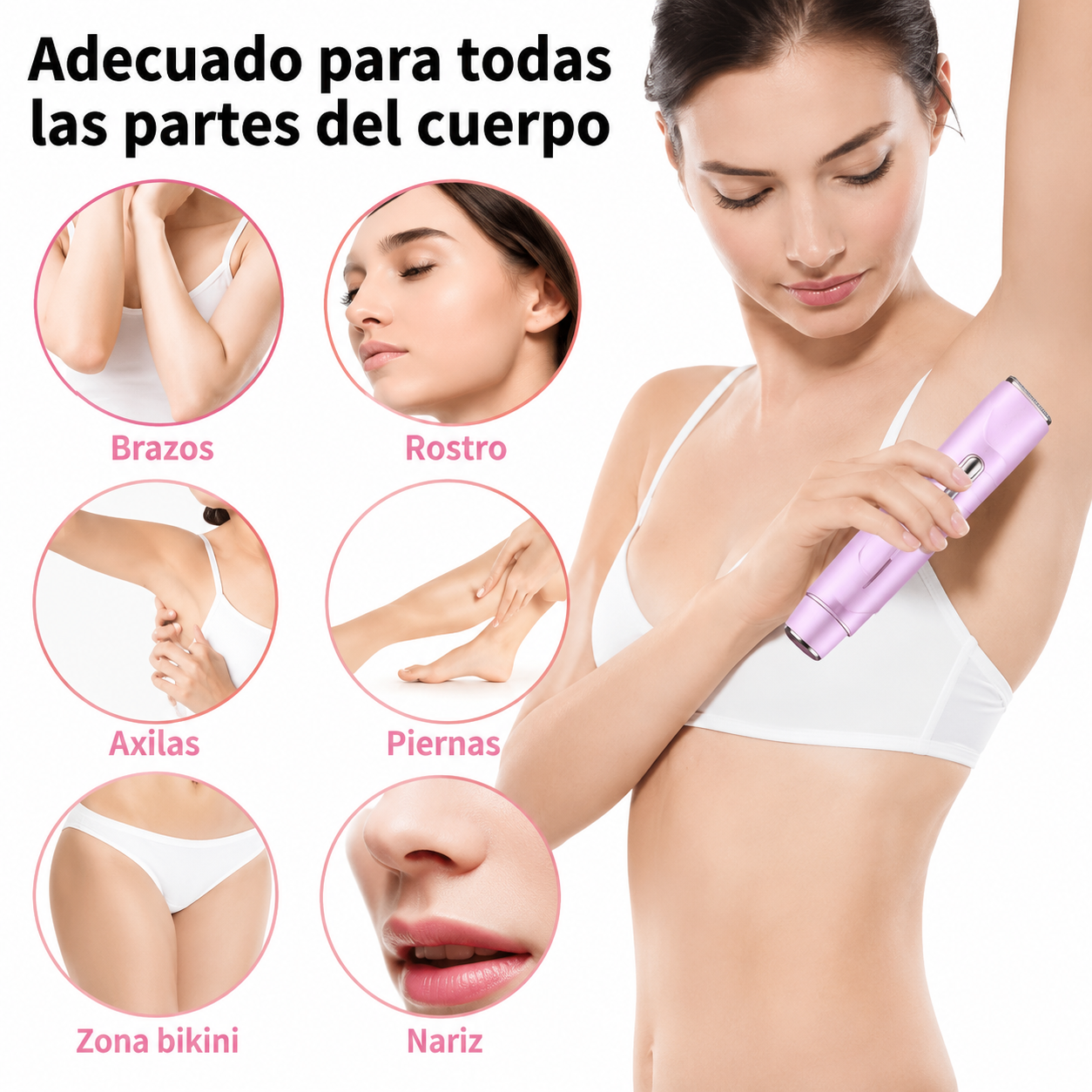 Rasuradora electrica doble punta